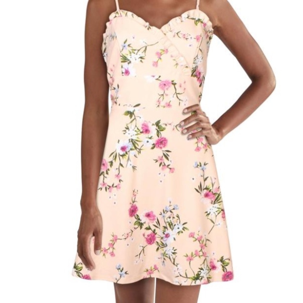 Women’s small pink floral mini dress from Francesca‘s - Picture 3 of 8